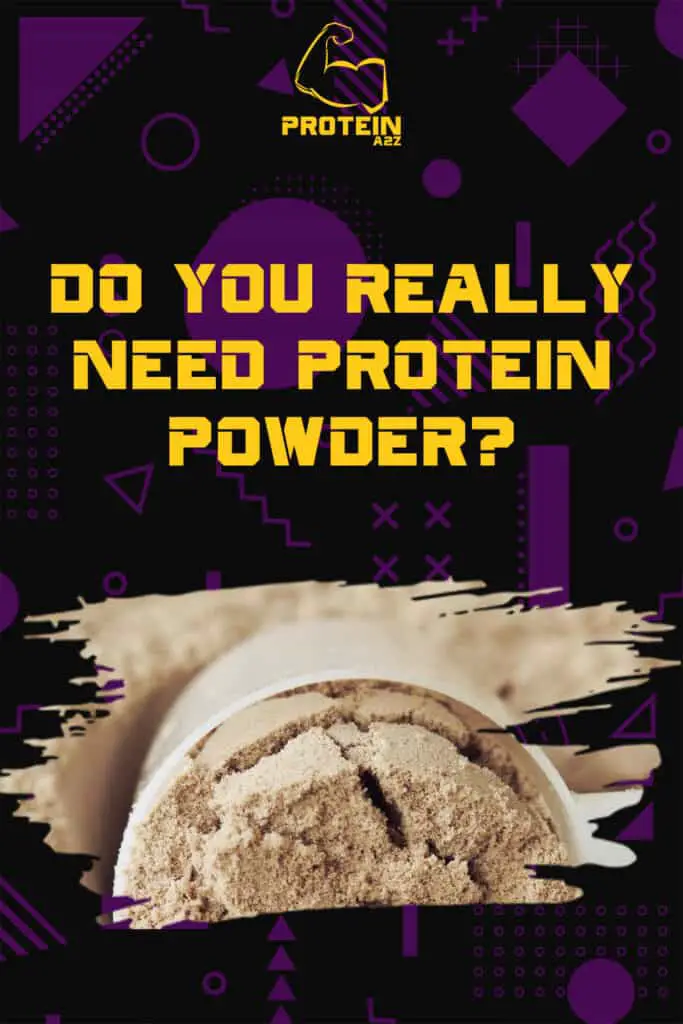 Do you really need protein powder?