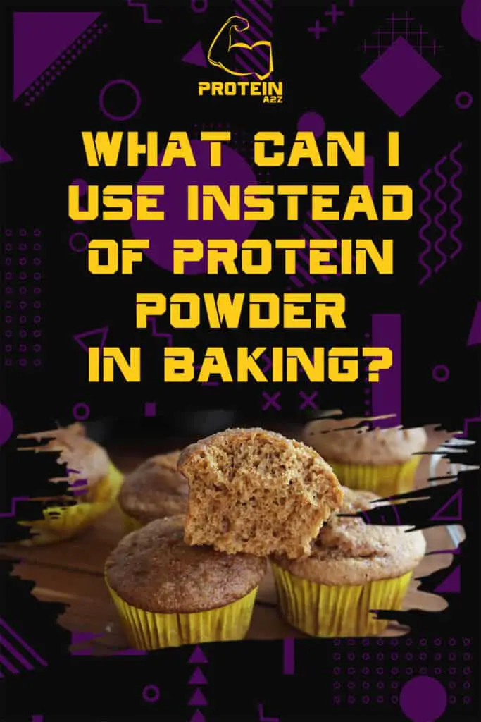 What can I use instead of protein powder in baking?