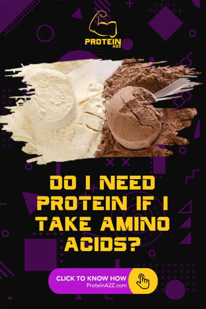 Do I need protein if I take amino acids?