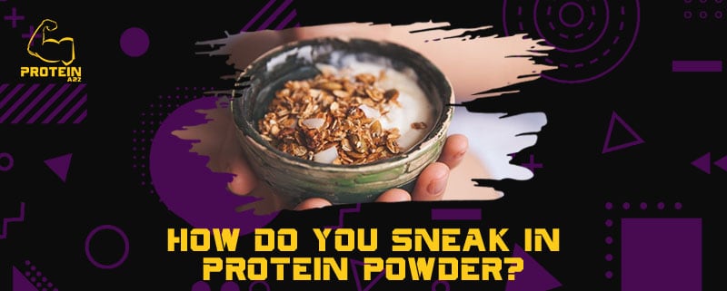 Wie schleicht man sich Proteinpulver ein?