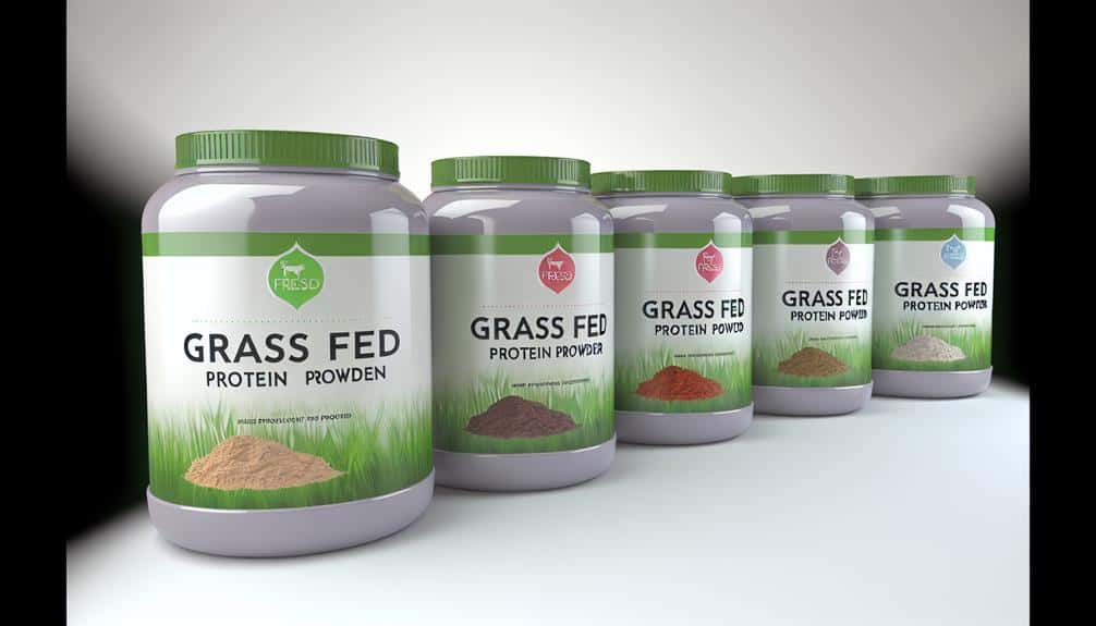 comparison of grass fed protein