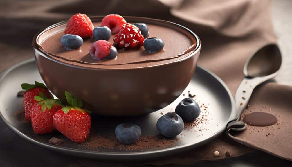 Gönnen Sie sich etwas ohne Schuldgefühle mit proteinreichem Schokoladenpudding