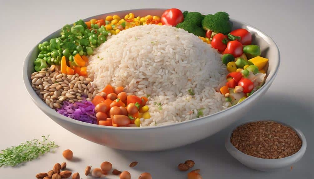 Reis mit Proteingehalt für Mahlzeiten