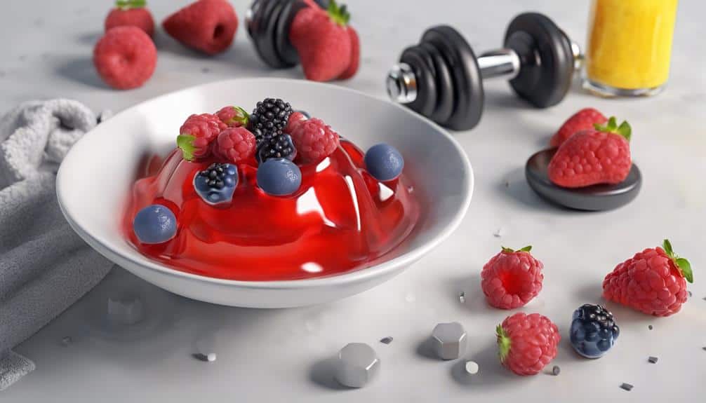 protein enhanced jello boosts performance
