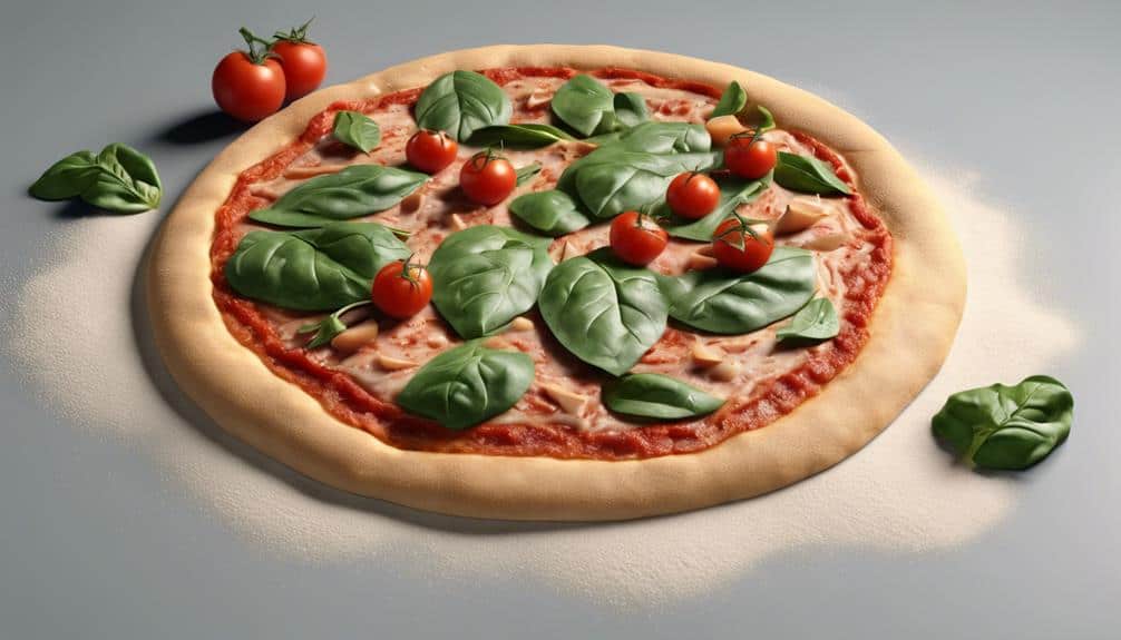 proteinreiche Low-Carb-Pizza