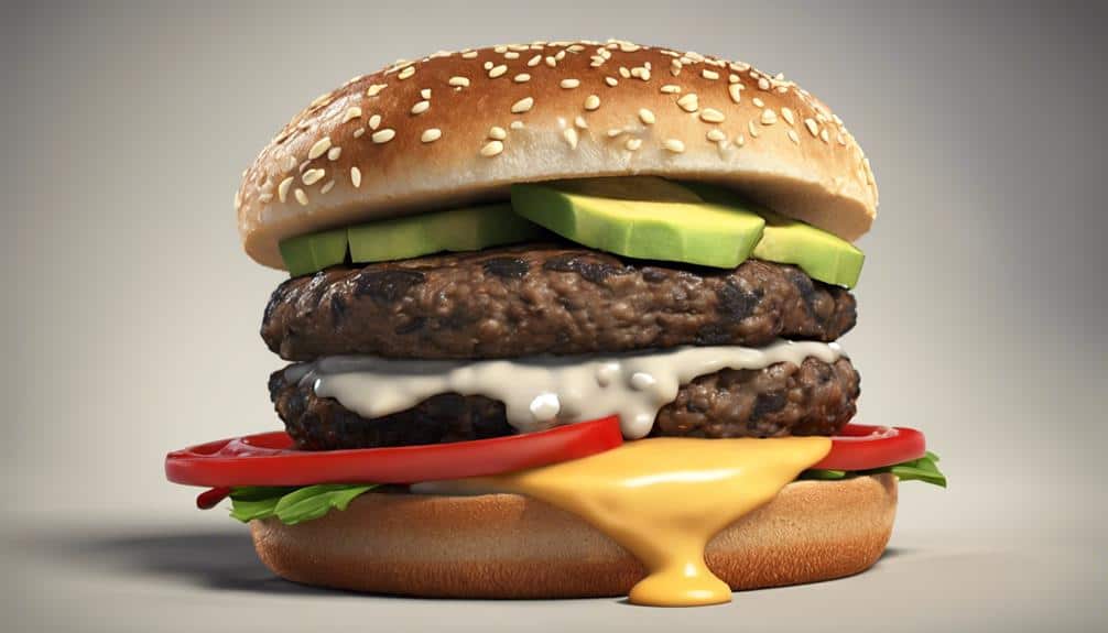 Veganer Burger mit Kick