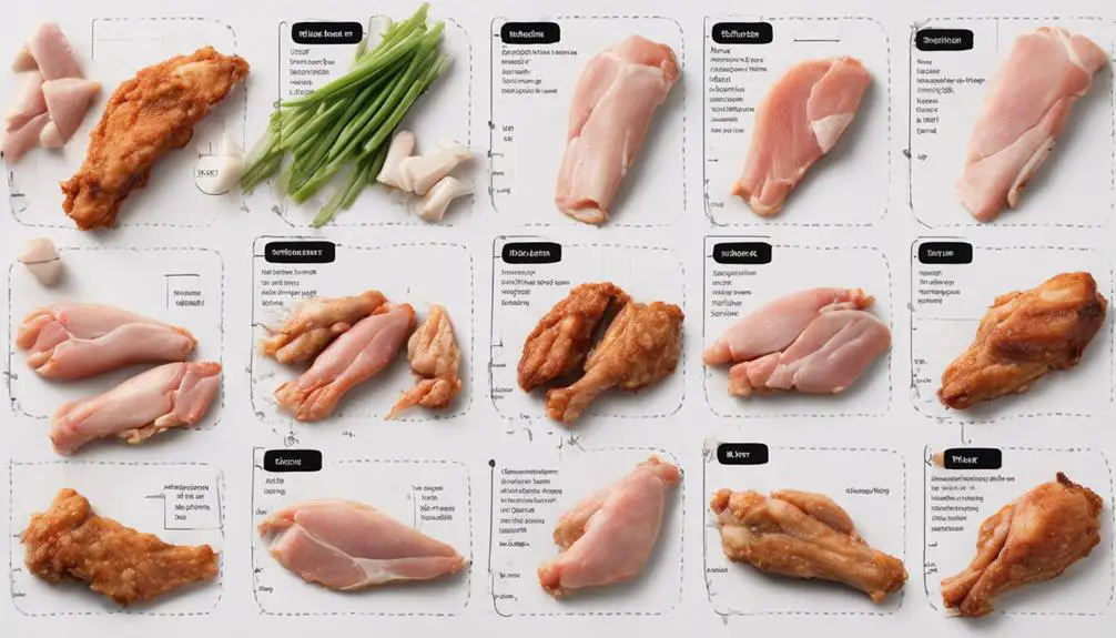 chicken wing protein analysis