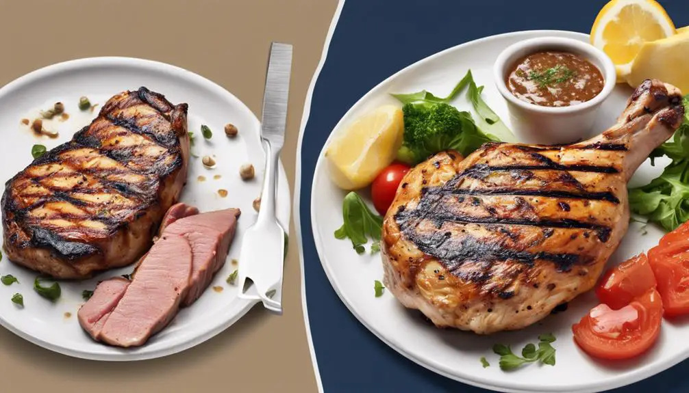 comparing health benefits meats