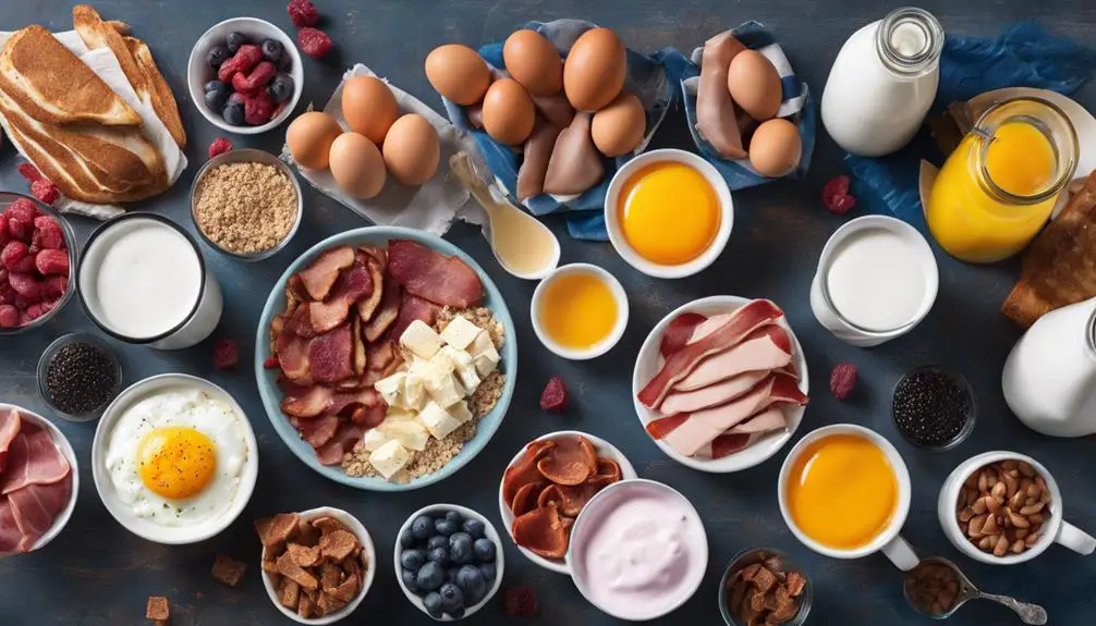 protein rich breakfast choices