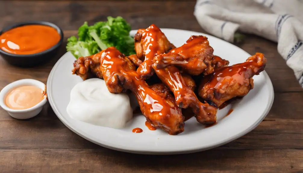 Spicy buffalo wings protein