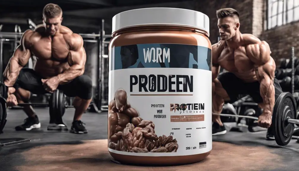 worm protein for muscle